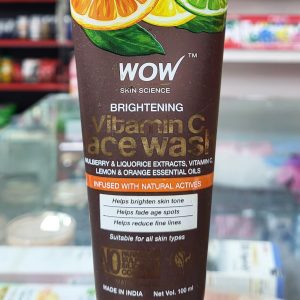 Wow Brightening Face Wash 100 ml .Made in India (Exp 2/27)