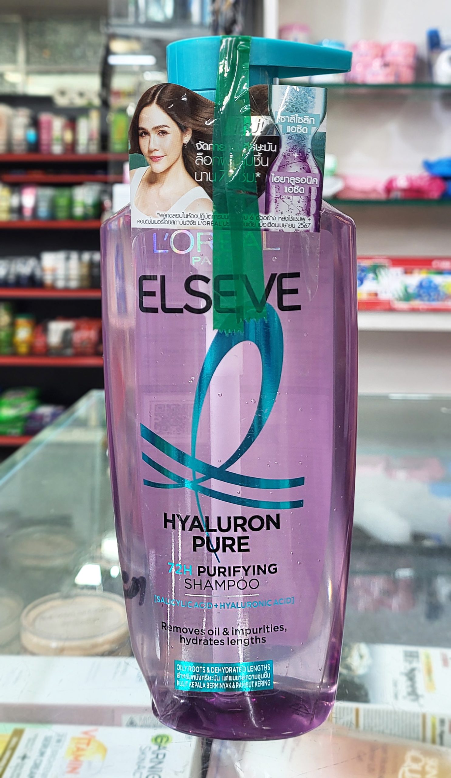 L'OREAL ELSEVE 72H Purifying Shampoo 400 ml (Exp 11/27) Made in Indonesia