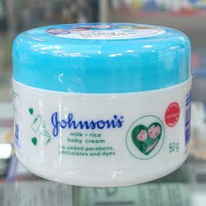 gohnson's milk + Rice baby Cream 50 g (Exp 10/28)Made in Thailand