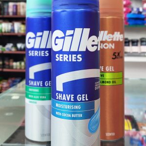 Gillette Shave Gel Moisturing   200 ml .Made in UK (E 12/27)