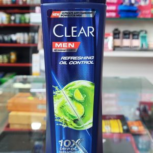 CLEAR Men Refreshing oil control shampoo 315 ml (23/9/27)Manufactured in Thailand