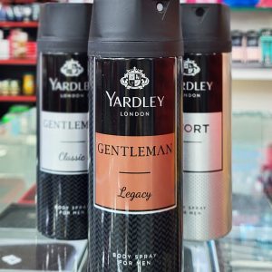 YARDLY GENTLEMAN Legacy Deodorant Body Spray 150 ml (Exp 6/29)