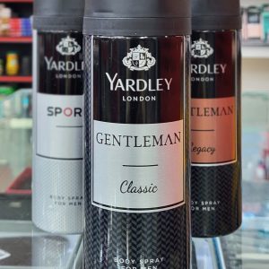 YARDLY GENTLEMAN Classic Deodorant Body Spray 150 ml (Exp 7/29)