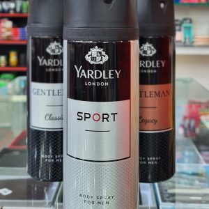 YARDLY GENTLEMAN Sport  Deodorant Body Spray 150 ml (Exp 7/29)
