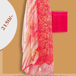 Unstitched Pakistani Inspired ChickenKari Collection   .