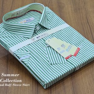 Men's Half  sleeve Cotton Shirt (Shoulder 15.5)