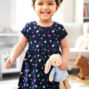 Girls' Short Sleeve Dress (3-3.5 yr)