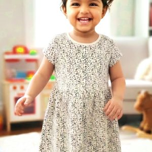 Girls' Short Sleeve Dress (5-6 yr)