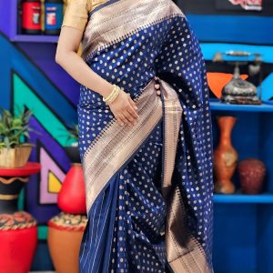 Katan Saree with Blouse pcs