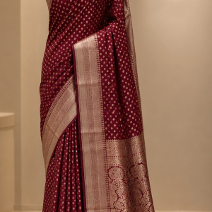 Katan Saree with Blouse pcs