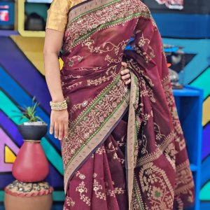 Tangail Handloom Saree without Blouse pcs