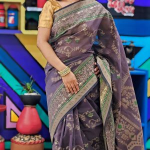 Tangail Handloom Saree without Blouse pcs