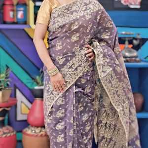 Tangail Handloom Saree without Blouse pcs