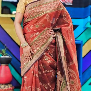 Tangail Handloom Saree without Blouse pcs