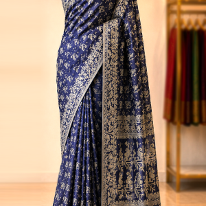 Half Silk Machine Jamdani Saree with Blouse pcs
