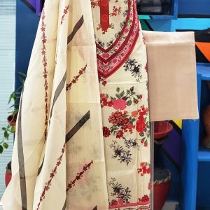 Unstitch Cotton Lawn 3 pcs