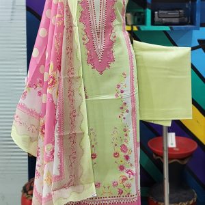 Unstitch Cotton Lawn 3 pcs