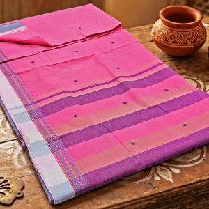 Tangail Cotton tant saree without Blouse pcs