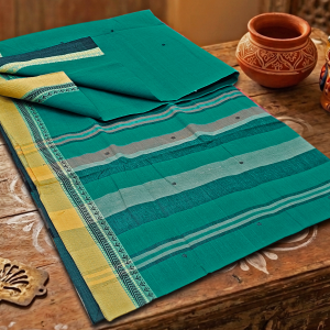 Tangail Cotton tant saree without Blouse pcs