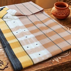 Tangail Cotton tant saree without Blouse pcs