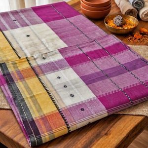 Tangail Cotton tant saree without Blouse pcs