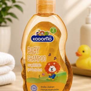 KODOMO Baby Shampoo 200 ml  3+(10/2/28)Manufactured in Thailand.