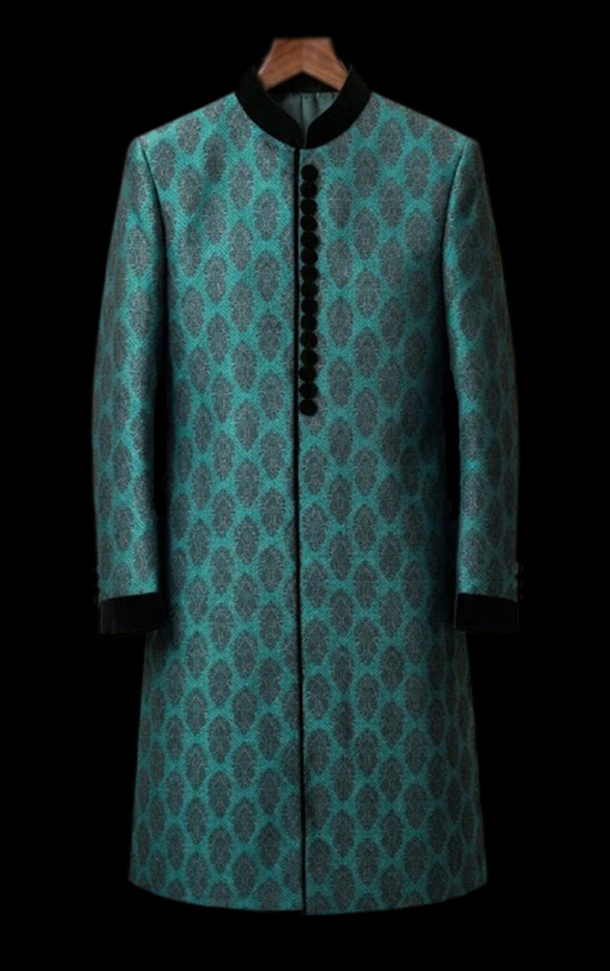 BRAND :manish creation sherwani(Size 18.5/Long 44)Made in India.Any Type of silk Fabrics