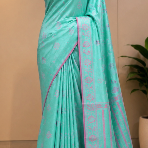 Cotton jamdanee saree without Blouse pcs