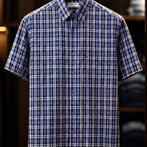 Men's Half sleeve Shirt (Shoulder 18/Neck 15.5,Shoulder 19/Neck 16.5)