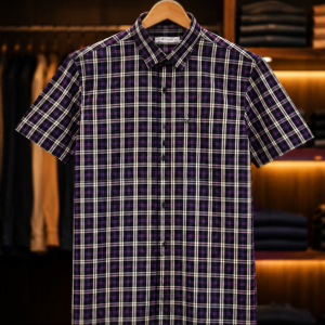 Men's Half sleeve Shirt (Shoulder 18/Neck 15.5,Shoulder 19/Neck 16.5)