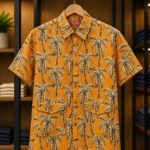Brand : SEESHELL Attire (Size :22) Half Sleeve Shirt