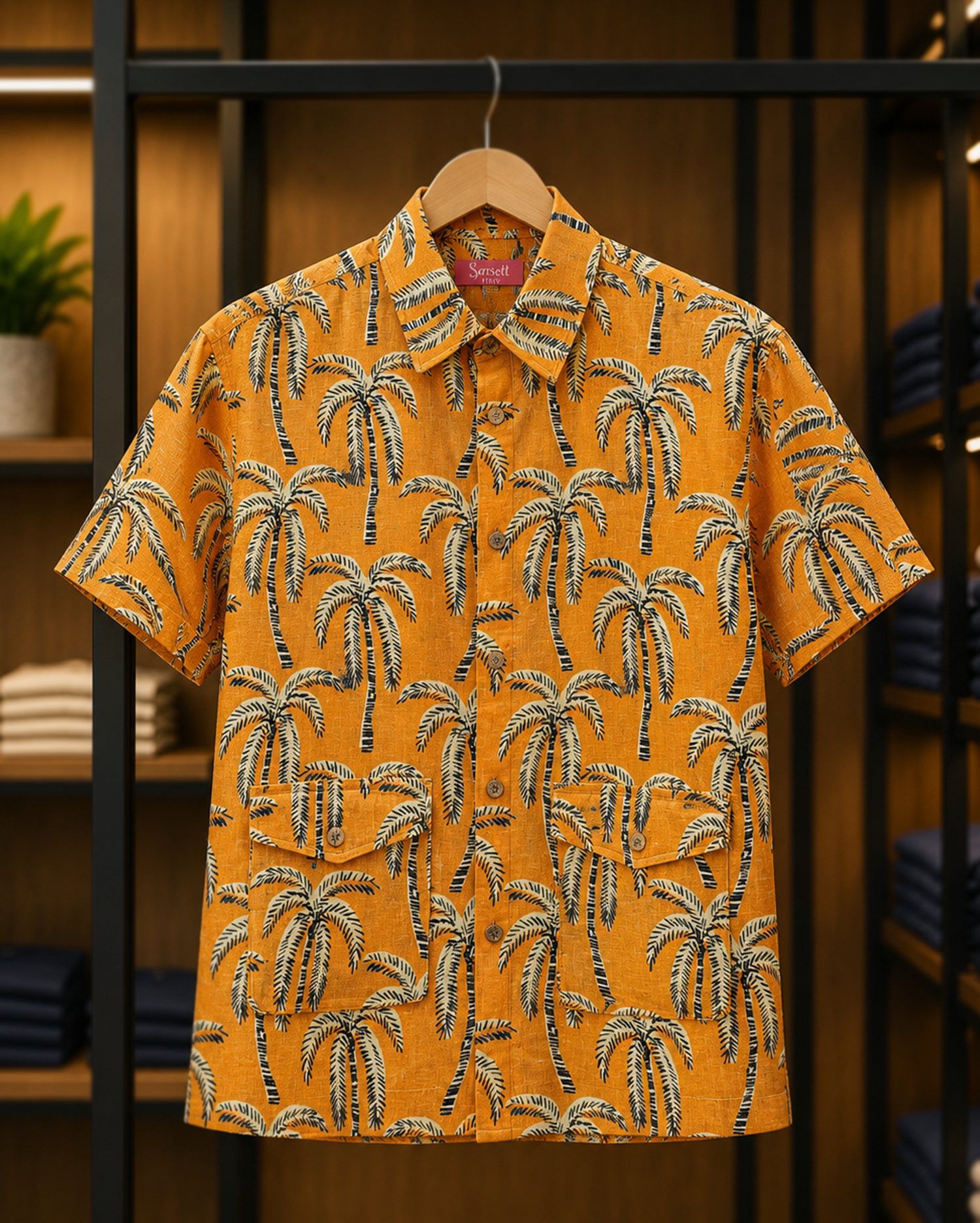 Brand : SEESHELL Attire (Size :22) Half Sleeve Shirt