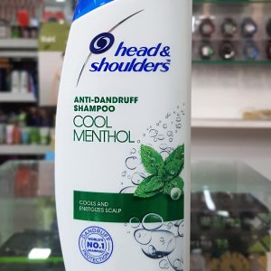 head&Shoulders Anti Dandruff shampoo Cool menthol 400 ml .(Exp 10/27)