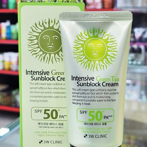 Intensive Green Tea Sunblock Cream 70 ml SPF 50+.Made in Korea