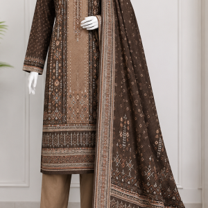 Unstitched Cotton lawn 3 pcs