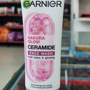 GARNIER Sakura glow Ceramide Face Wash 100 ml (Exp 9/28)