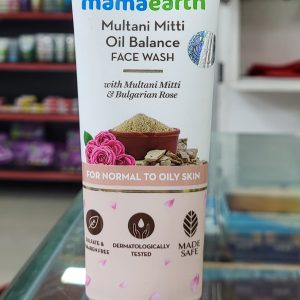 mamaearth Multani Mitti oil Balance face wash 100 ml