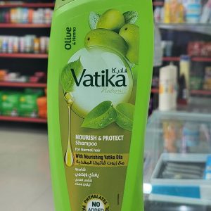 Vatika Olive Nourish & Protect Shampoo 400 ml .Country of Origin UAE (Exp 12/27)