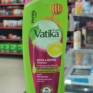 Vatika Honey & Egg Repair & Restore Shampoo 350 ml .Country of Origin UAE  (Exp 8/28)