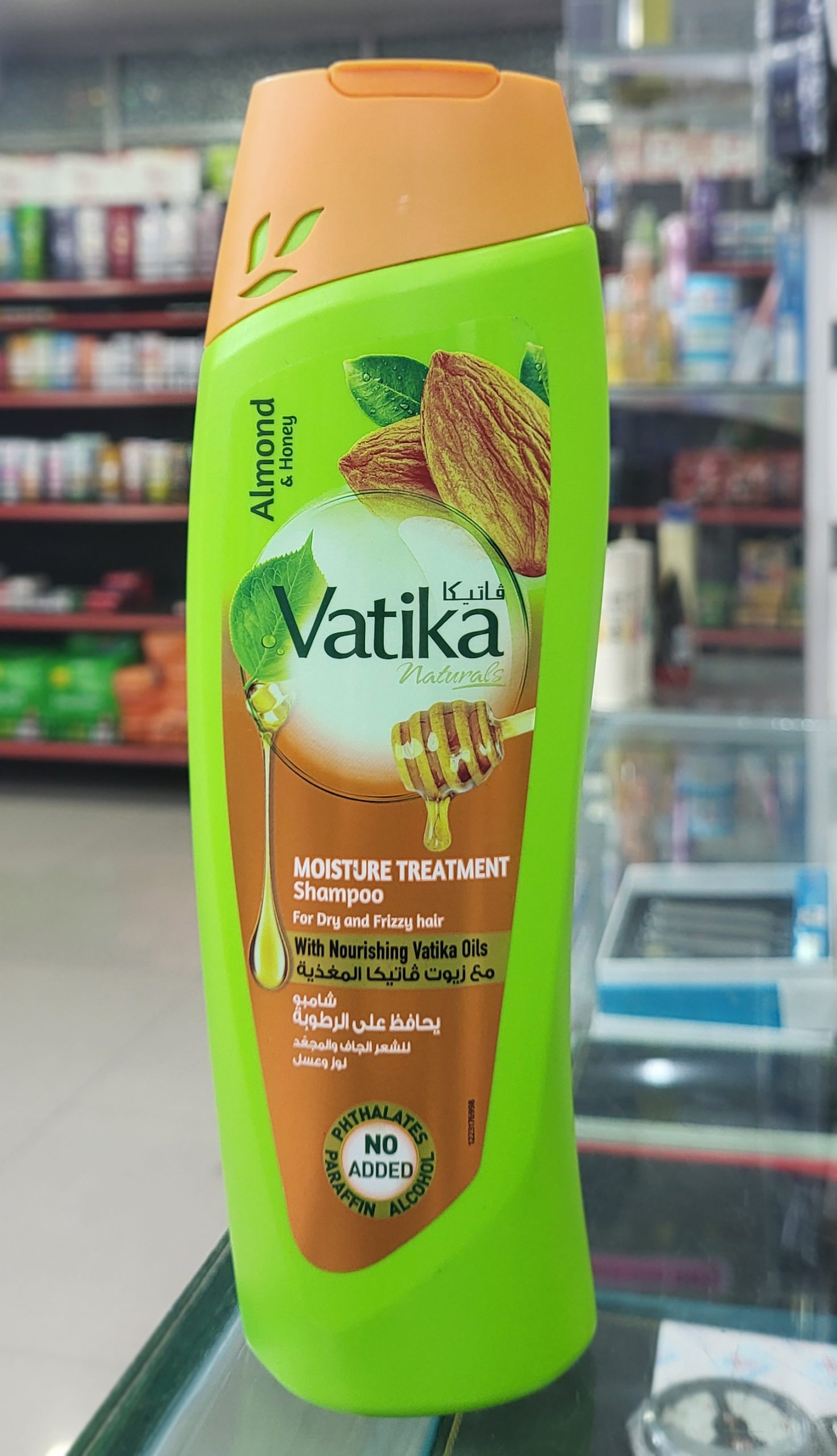 Vatika Almond & Honey Repair & Restore Shampoo 350 ml .Country of Origin UAE (Exp 10/27)