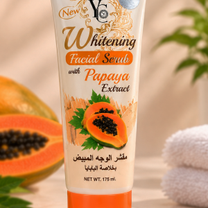YC whitening facial scrub with Papaya 175 ml (Exp 1-2031) .Made in Thailand