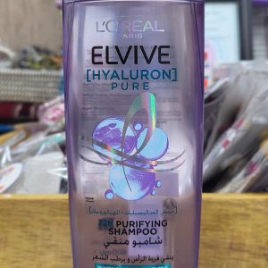 L'OREAL Elvive Hyaluron pure Shampoo 400 ml (Exp 9/10/28)Made in Egypt