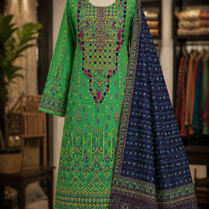 Unstitched Karchupi 3 pcs.