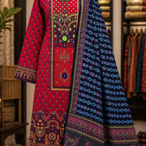 Unstitched Karchupi 3 pcs.
