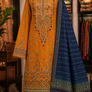Unstitched Karchupi 3 pcs.