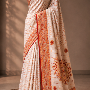 Boutiques Cotton Saree with Blouse Pcs