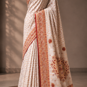 Boutiques Cotton Saree with Blouse Pcs