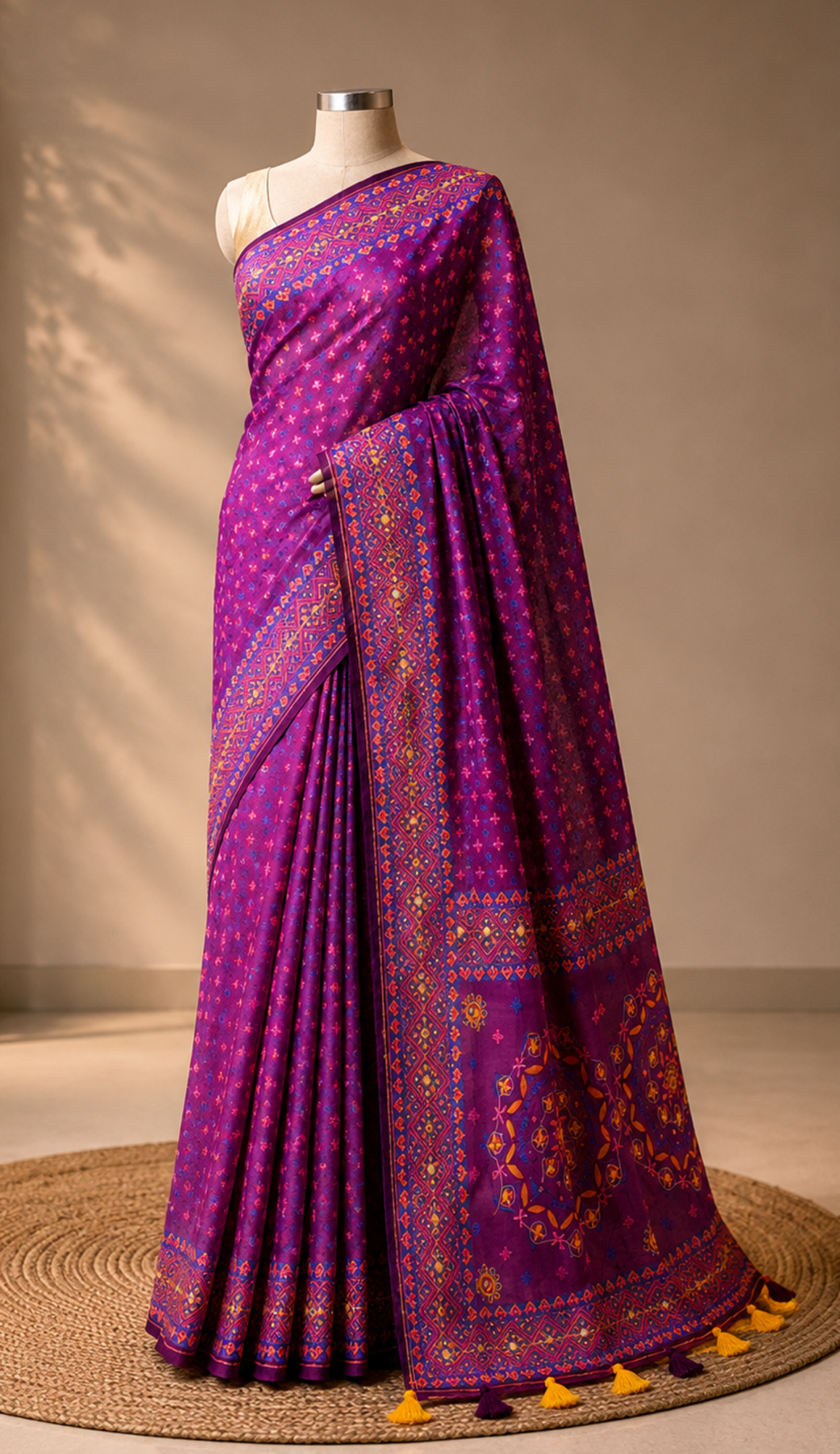 Boutiques Cotton Saree with Blouse Pcs
