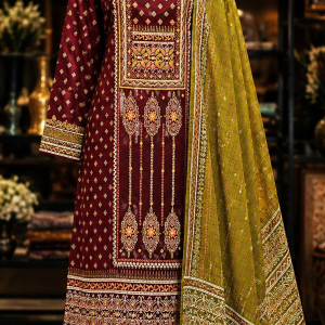 Unstitched Karchupi 3 pcs.