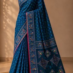 Boutiques Cotton Saree with Blouse Pcs